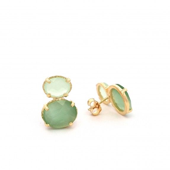 GOLD SILVER EARRINGS - COLOURS COLLECTION