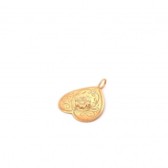 MEDALHA PRATA DOURADA - FILIGRANA