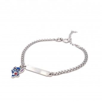 PULSEIRA PRATA BRANCA - STITCH