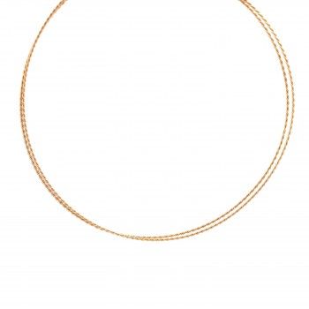 COLAR PRATA DOURADA - COLEO ESSNCIA