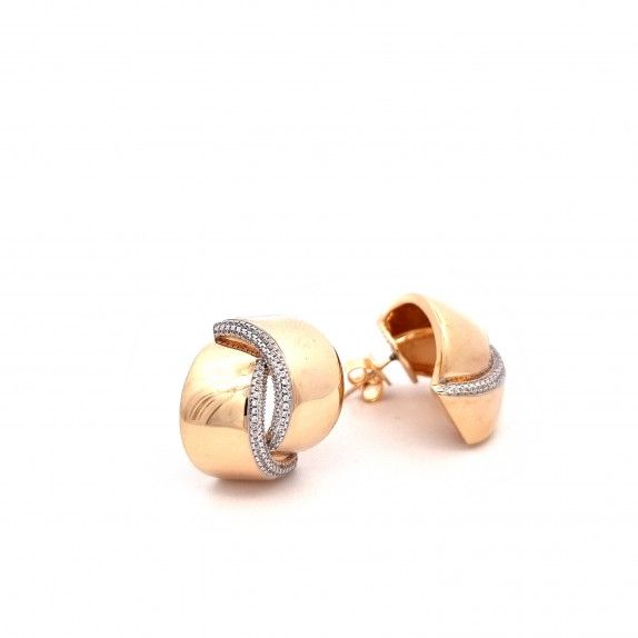 BRINCOS PRATA DOURADA