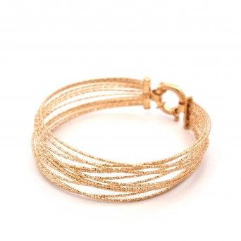 PULSEIRA PRATA DOURADA - COLEO ESSNCIA