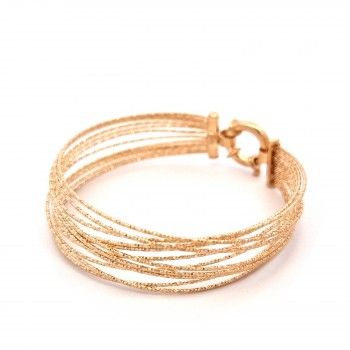 PULSEIRA PRATA DOURADA - COLEO ESSNCIA