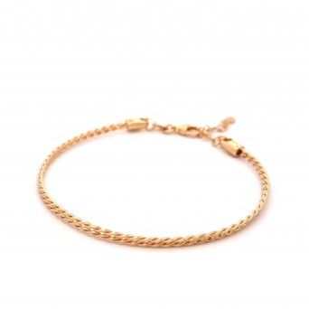 PULSEIRA PRATA DOURADA - COLEO ESSNCIA