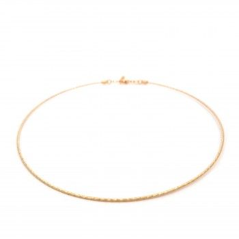 COLAR PRATA DOURADA - COLEO ESSNCIA