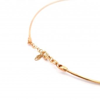 COLAR PRATA DOURADA - COLEO ESSNCIA