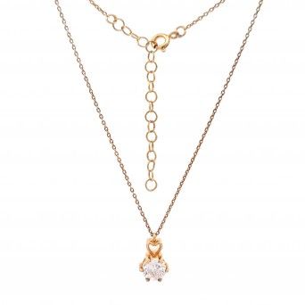 CONJUNTO PRATA DOURADA ZIRCNIAS - COLAR&BRINCO