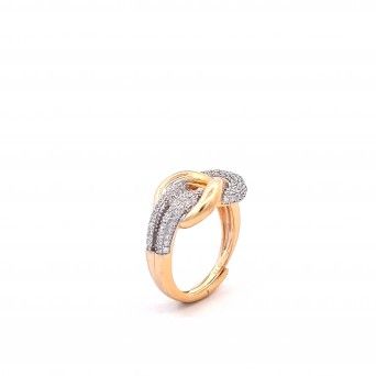 ANEL PRATA DOURADA - ZIRCÓNIAS ANEL PRATA DOURADA - ZIRCÓNIAS