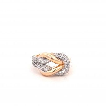 ANEL PRATA DOURADA - ZIRCÓNIAS ANEL PRATA DOURADA - ZIRCÓNIAS